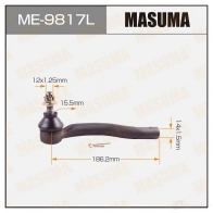 Наконечник рулевой MASUMA ME-9817L G 06ONU8 1422882595 4560116683284
