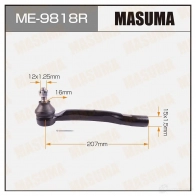 Наконечник рулевой MASUMA ME-9818R 4560116683161 RUW WJI 1422882492