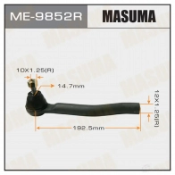 Наконечник рулевой MASUMA 6X53 V6 1422882490 4560116683635 ME-9852R