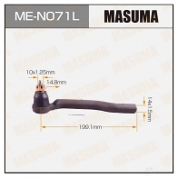 Наконечник рулевой MASUMA 9 F42WS ME-N071L 4560116682591 1422882608
