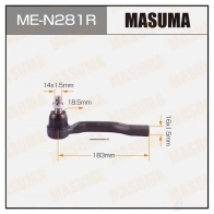 Наконечник рулевой MASUMA ME-N281R 5V4TD 5U 1422882530 4560116683758
