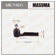 Наконечник рулевой MASUMA ME-T401 1422882526 4560116682522 S0BM W87