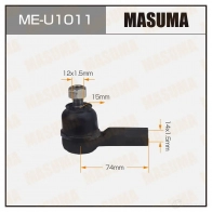 Наконечник рулевой MASUMA 1 TIS85E 1439698070 ME-U1011