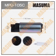 Насос топливный 100L/h, 3kg/cm2 сетка MPU-002, графитовый коллектор MASUMA 8UF LC 1439698571 MPU-105C