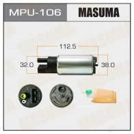 Насос топливный 100L/h, 3kg/cm2 сетка MPU-040 MASUMA M5P RF MPU-106 Mitsubishi Lancer 10 (CZ4A) Седан 1.5 109 л.с. 2008 – наст. время