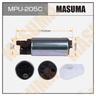 Насос топливный 100L/h, 3kg/cm2, сетка MPU-031, графитовый коллектор MASUMA MPU-205C 1439698587 I 5CBTW