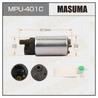 Насос топливный 85L/h, 4.0kg/cm2, графитовый коллектор MASUMA GW4 RNH MPU-401C 1439698595