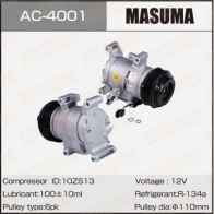 Компрессор кондиционера MASUMA AC-4001 E R6CV Mazda 3 (BM, BN) 3 Хэтчбек 2.0 150 л.с. 2013 – наст. время
