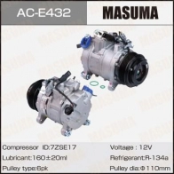 Компрессор кондиционера MASUMA AC-E432 LHCQ Q Bmw 5 (F10) 6 Седан 3.0 M 550 d xDrive 381 л.с. 2011 – 2016