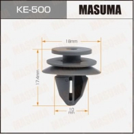 Клипса пластиковая MASUMA 1440255294 SP58 V9 KE-500