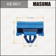 Клипса пластиковая MASUMA 1440255295 KE-501 B 5EUG
