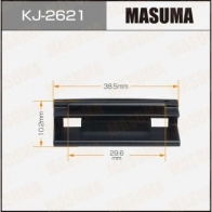 Клипса пластиковая MASUMA 1440255306 3 40BDVJ KJ-2621