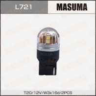 Лампы W21W (W3x16d, T20) 12V 21W (LED) одноконтактные MASUMA RD NX7K L721 Mitsubishi Pajero 3 (V7, V6) Внедорожник 2.5 TDi 99 л.с. 2000 – 2006