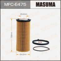 Фильтр масляный (вставка) MASUMA MFC-E475 1440255414 WO LOL0