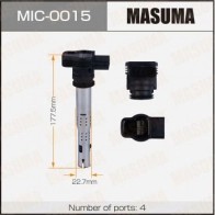 Катушка зажигания MASUMA Skoda Octavia (A5, 1Z3) 2 Хэтчбек 1.8 TSI 152 л.с. 2009 – 2013 MIC-0015 0 GHEG