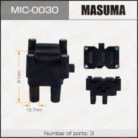 Катушка зажигания MASUMA MIC-0030 7PI58 H 1440255471