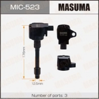 Катушка зажигания MASUMA 1440255487 Y3KC VB MIC-523