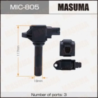 Катушка зажигания MASUMA MIC-805 29I7 T 1440255492