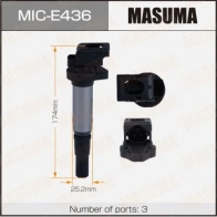 Катушка зажигания MASUMA VFIPL U 1440255496 MIC-E436