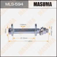 Болт-эксцентрик MASUMA Q7M IW 1440255504 MLS-594