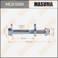 Болт-эксцентрик MASUMA KB5D NSH MLS-599 1440255509
