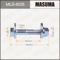 Болт-эксцентрик MASUMA 1440255514 GI 322 MLS-605