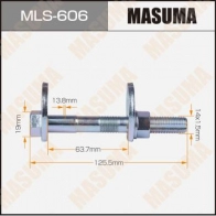 Болт-эксцентрик MASUMA M VSQ4JK MLS-606 1440255515