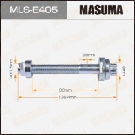 Болт-эксцентрик MASUMA 1440255520 MLS-E405 E5 MLT
