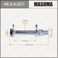 Болт-эксцентрик MASUMA 1440255527 X76A Z MLS-K301
