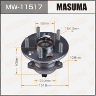 Ступичный узел MASUMA 4MNW 7 MW-11517 1440255575
