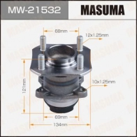 Ступичный узел MASUMA GIZ8 VSW 1440255598 MW-21532