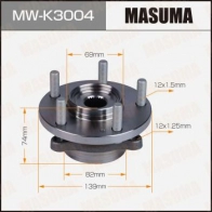 Ступичный узел MASUMA H SIAO MW-K3004 1440255662