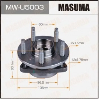 Ступичный узел MASUMA HIEA I MW-U5003 1440255683