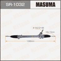 Рейка рулевая (правый руль) MASUMA SR-1032 1440255755 OI4I 4