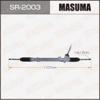 Рейка рулевая (левый руль) MASUMA 1440255758 SR-2003 CD 2GEM