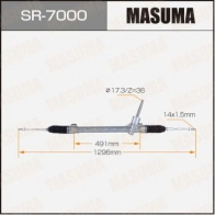 Рейка рулевая (левый руль) MASUMA SR-7000 BC5FK 7 1440255769