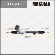 Рейка рулевая (левый руль) MASUMA 1440255779 SR-E410 4HV SU1