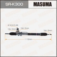 Рейка рулевая (левый руль, ГУР) MASUMA Z0CH SC 1440255780 SR-K300