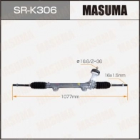 Рейка рулевая (левый руль) MASUMA QQ INM SR-K306 1440255786