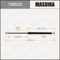 Упор газовый багажника MASUMA 1440255834 T8500 RLZ KW77