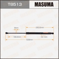 Упор газовый багажника MASUMA 1440255847 VWP C3Y T8513