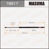 Упор газовый багажника MASUMA 1440255851 KLE 0JQY T8517