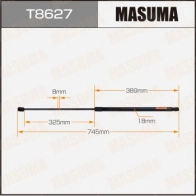 Упор газовый капота MASUMA 1440255880 1274 N T8627
