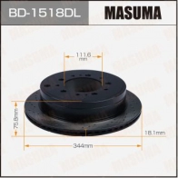 Диски тормозные перфорированные LH MASUMA AS M60N BD-1518DL 1440255914