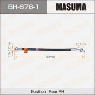 Шланг тормозной MASUMA KDVSR2 B 1440256006 BH-678-1