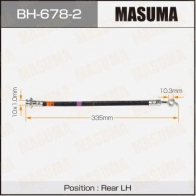 Шланг тормозной MASUMA F DK17 1440256007 BH-678-2