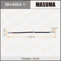 Шланг тормозной MASUMA UG2N 19 1440256010 BH-684-1