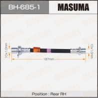 Шланг тормозной MASUMA BH-685-1 BVR7B 89 1440256012