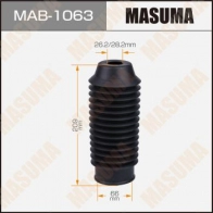 Пыльник амортизатора (резина) MASUMA SK MW9S1 MAB-1063 1440256118