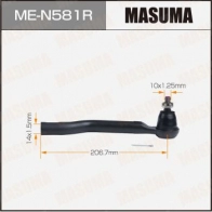 Наконечник рулевой MASUMA 1440256180 2G 3OG ME-N581R